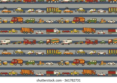 Cars toy pattern