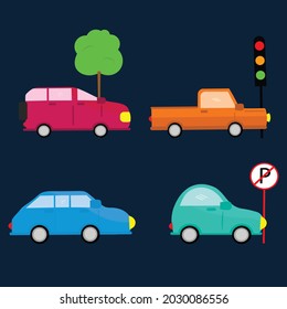 Cars Truck Mini Car Vector Transportation