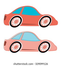 Cars vector. Flat style