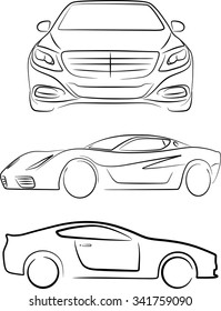 Cars vector minimalism