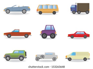 Cars. Vector set for you design