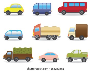 Cars. Vector set for you design