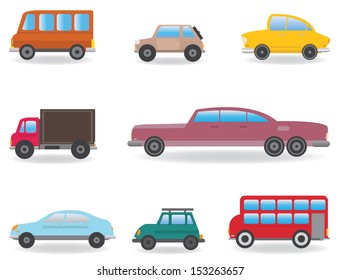 Cars. Vector set for you design