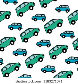 cars vehicles pattern background