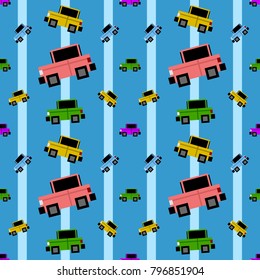 cars wallpaper, seamless pattern 