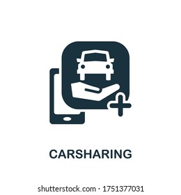 Carsharing icon. Simple element from carsharing collection. Creative Carsharing icon for web design, templates, infographics and more
