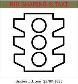 car-sharing Icon. Simple line art style icons pack. Car and rent simple minimal thin icons. Related car rent, repair, transport, and travel. Editable stroke. illustration. Vector icons.eps 10