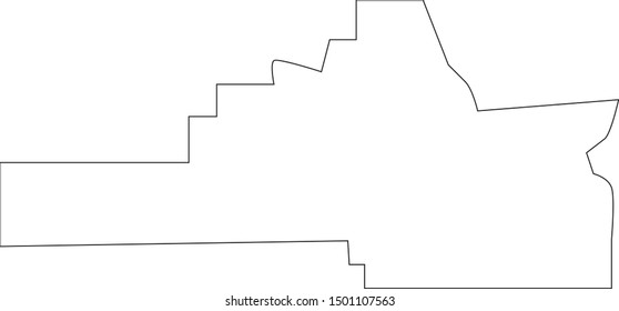 carson city county map in nevada state
