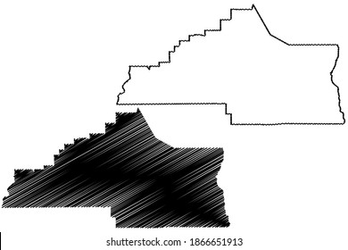 Carson City, Nevada (U.S. county, United States of America, USA, U.S., US) map vector illustration, scribble sketch Consolidated Municipality of Carson City map