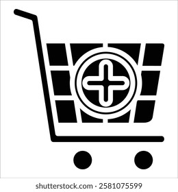 Cart Add Icon Element For Design