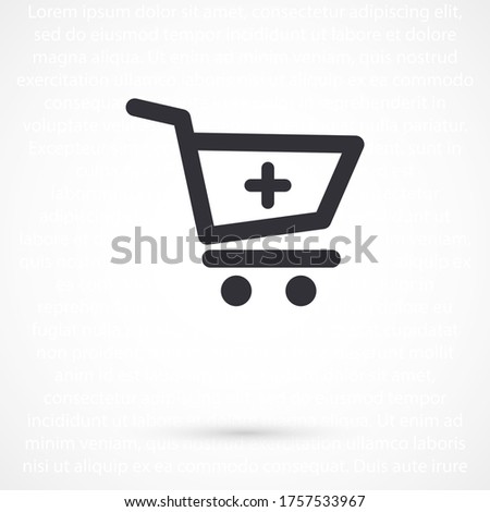 Cart Add to Cart icon. Vector EPS 10. Lorem Ipsum Flat Design Shopping Cart. Add. download. Purchase. Vector EPS 10. Flat design. The work is done for your use.