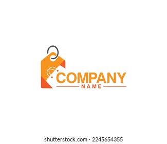 Cart And Bag Symbol Shopping Store Logo Design Modern Icon Vector Template.