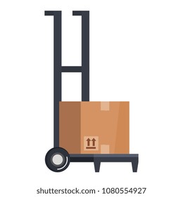 cart with box delivery service