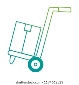 cart with box delivery service