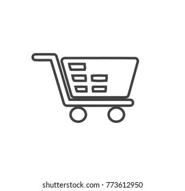 cart button vector icon