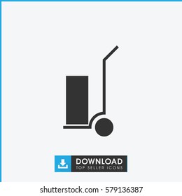 cart cargo icon illustration isolated vector sign symbol