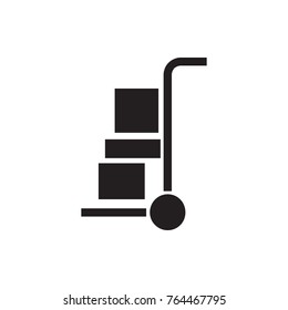 cart cargo icon illustration isolated vector sign symbol