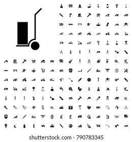Cart cargo icon illustration isolated vector sign symbol. editable construction icons vector set.