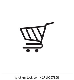 Ilustración de vectores de icono de Carro Commerce