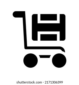 Cart Delivery Icon Vector Symbol Design Illustration