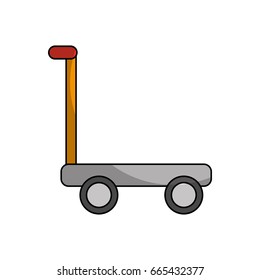 cart delivery isolated icon