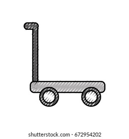 cart delivery isolated icon