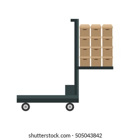 cart delivery service icon vector illustration design