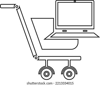 Cart ecommerce shopping buy icon