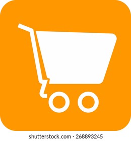 Cart, empty, trolley, basket icon vector image. Can also be used for eCommerce, shopping, business. Suitable for web apps, mobile apps and print media.