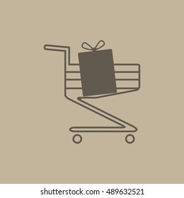 Cart Flat design