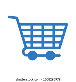 cart glyph colour vector icon