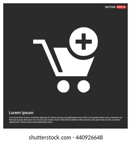 cart icon. Basket icon.