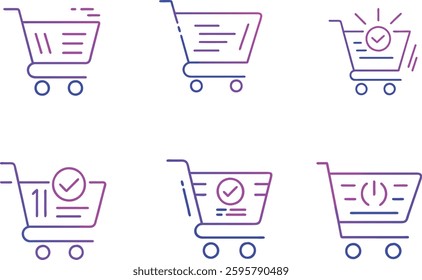 CART ICON DESIGN SET, ICON.