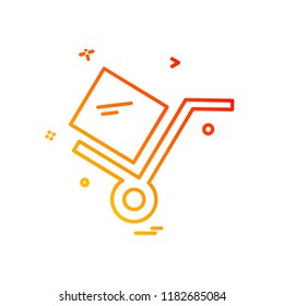 Cart icon design vector