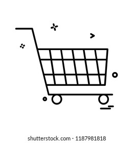 Cart icon design vector