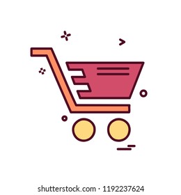 Cart icon design vector