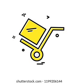 Cart icon design vector