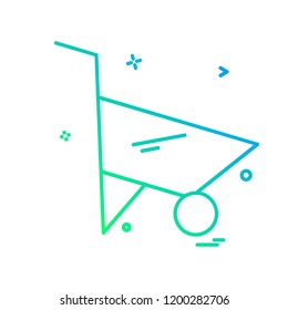 Cart icon design vector