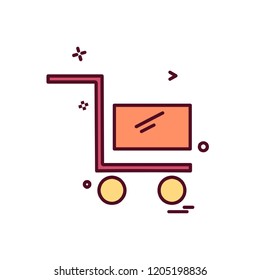 Cart icon design vector