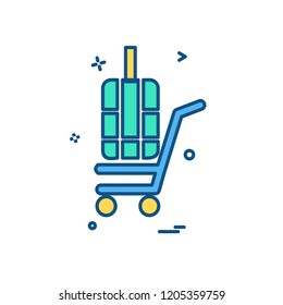 Cart icon design vector