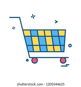 Cart icon design vector