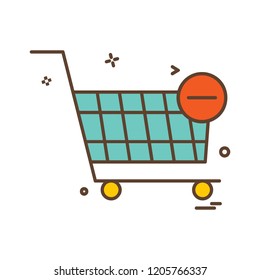Cart icon design vector