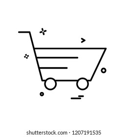 Cart icon design vector