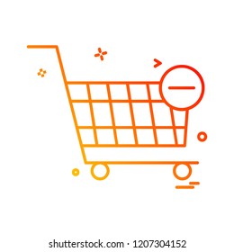 Cart icon design vector