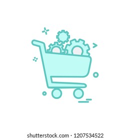 cart icon design vector
