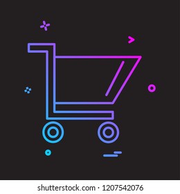 Cart icon design vector