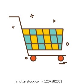 Cart icon design vector