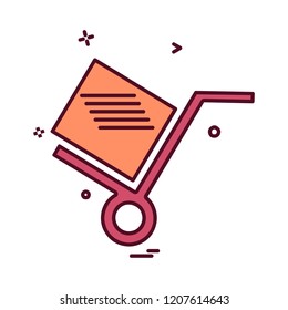 Cart icon design vector