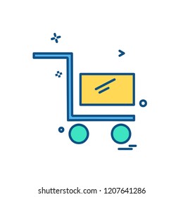 Cart icon design vector