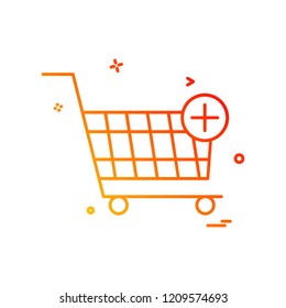Cart icon design vector